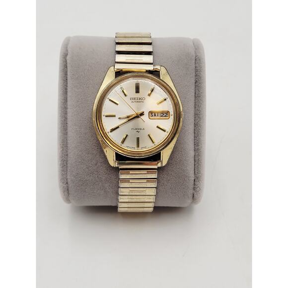 SEIKO Watch 7006-8007 Automatic Day Date Men's 1/40 10KT RGP Discontinued JAPAN - Picture 3 of 16